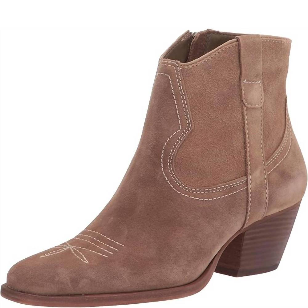 NEW DOLCE VITA women's silma ankle boot in truffle suede - Picture 3 of 4